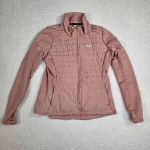 Nike Running Essentials Filled Running Jacket Womens Medium Pink 855159-685